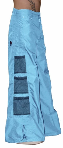 Bewild Ghast Wide Bottom Raver Pants (Light Blue)