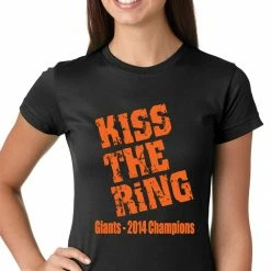 Bewild Giants Kiss The Ring 2014 Girls T-shirt Sport Inspiration