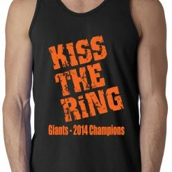 Bewild Cool Funny & Offensive Giants Kiss The Ring 2014 Tanktop