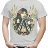 Bewild Cool Funny & Offensive Girl With Skulls And Feather Wings Men's T-Shirt