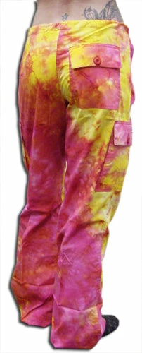 Bewild Girls "Hipster" UFO Pants (Fire Tie Dye) Girly Hipster UFO