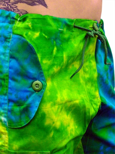 Bewild Girls "Hipster" UFO Pants (Green / Blue Tie Dye) Girly Hipster UFO 7 Bewild Girls "Hipster" UFO Pants (Green / Blue Tie Dye) Girly Hipster UFO