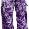 Bewild Girls Hipster UFO Pants (Purple Tie Dye)