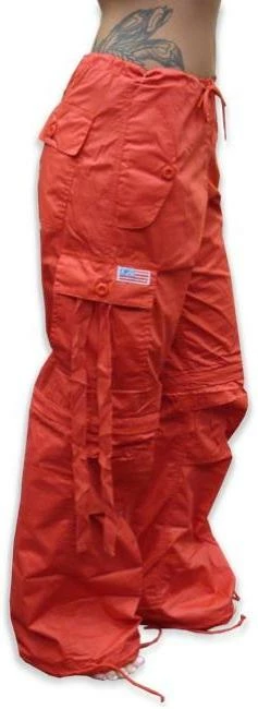 Bewild Girls Hipster UFO Pants With Zip Off Legs (Red) Zip Off UFO