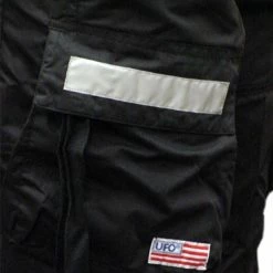 Bewild Girls UFO Reflective Hipster Pants (Black)