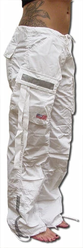 Bewild Girly Hipster UFO Girls UFO Reflective Hipster Pants (White)