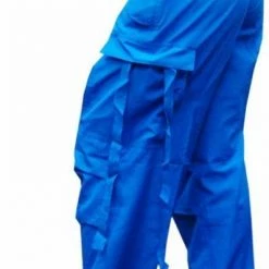 Bewild Girly Basic UFO Pants (Neon Blue)