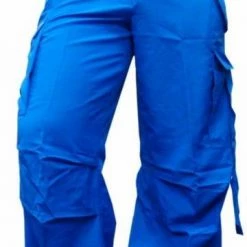 Bewild Girly Basic UFO Pants (Neon Blue)