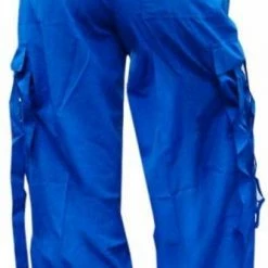Bewild Girly Basic UFO Pants (Neon Blue)