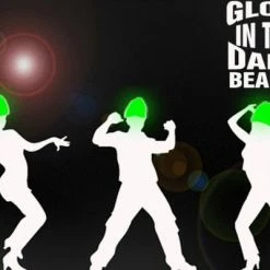 Bewild Glow In The Dark Hat - Super Glowing Skull Cap Beanie Neon & Black Light Accessories