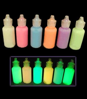 Bewild Glow In The Dark Fabric Paint Tubes (Set Of 6) 3 Bewild Glow In The Dark Fabric Paint Tubes (Set Of 6)