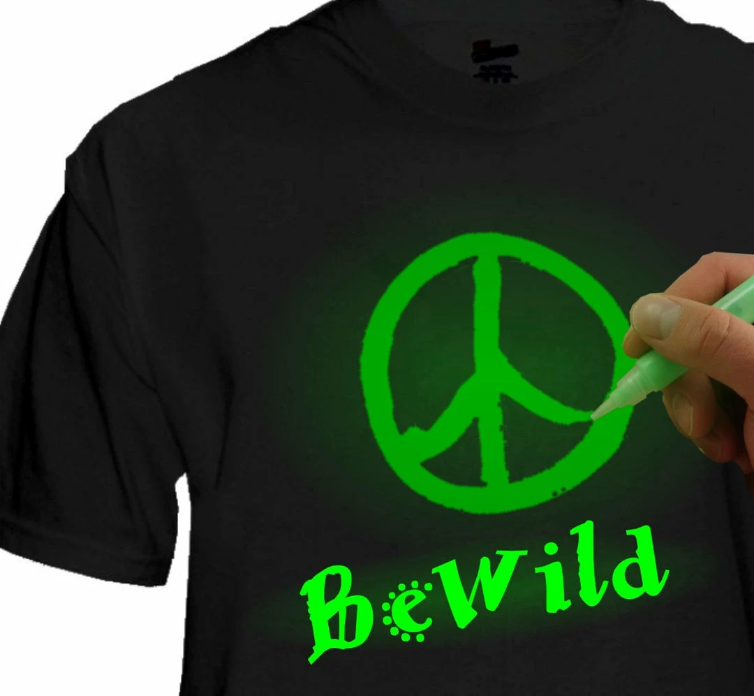 Bewild Glow In The Dark Fabric Paint Tubes (Set Of 6) 4 Bewild Glow In The Dark Fabric Paint Tubes (Set Of 6)