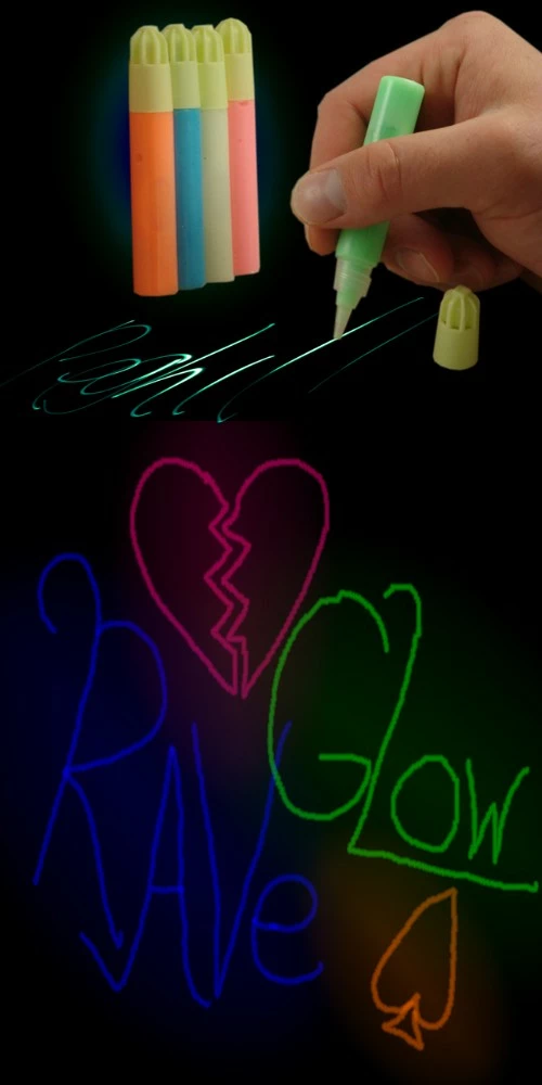 Bewild Glow In The Dark Fabric Paint Tubes (Set Of 6) 11 Bewild Glow In The Dark Fabric Paint Tubes (Set Of 6)