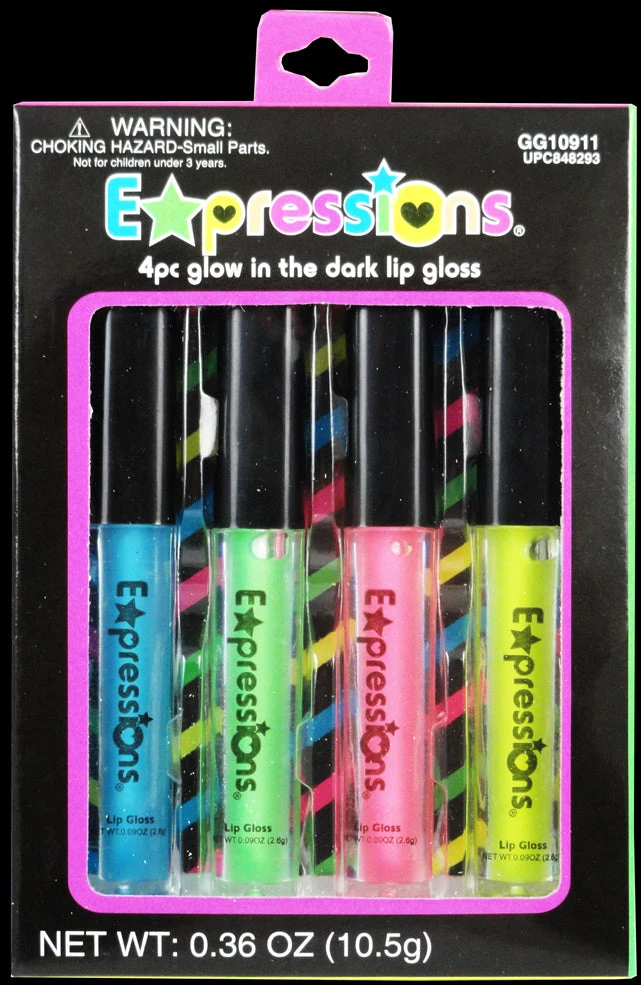 Bewild Glow In The Dark Lip Gloss (4-Piece Set) Glow & Black Light Make Up 7 Bewild Glow In The Dark Lip Gloss (4-Piece Set) Glow & Black Light Make Up