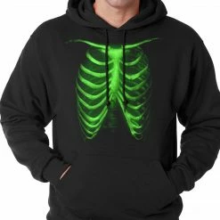 Bewild Glow In The Dark Ribcage Adult Hoodie