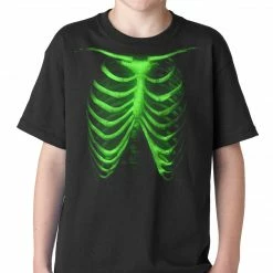 Bewild Glow In The Dark Ribcage Kids T-shirt