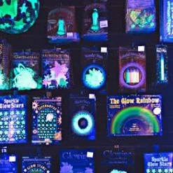 Bewild Neon & Black Light Accessories Glow In The Dark Stars With Cresent Moon (Pack Of 26 Stars) 7 Bewild Neon & Black Light Accessories Glow In The Dark Stars With Cresent Moon (Pack Of 26 Stars)