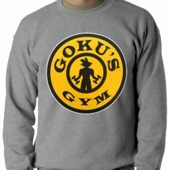 Bewild Goku's Gym Adult Crewneck Comic Con & Gaming Clothing Video Game