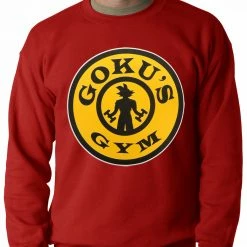 Bewild Goku's Gym Adult Crewneck Comic Con & Gaming Clothing Video Game