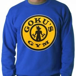Bewild Goku's Gym Adult Crewneck Comic Con & Gaming Clothing Video Game