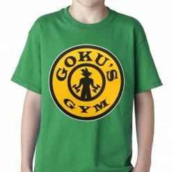 Bewild Goku's Gym Kids T-shirt Comic Con & Gaming Clothing Video Game T-Shirts 12 Bewild Goku's Gym Kids T-shirt Comic Con & Gaming Clothing Video Game T-Shirts