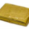 Bewild Gold Etched Cigarette Case (For Regular Size Only)