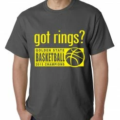 Bewild Got Rings? Golden State2015 Basketball Champs Mens T-shirt Sport Inspiration