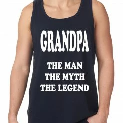 Bewild Grandpa The Man The Myth The Legend Tank Top