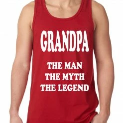 Bewild Grandpa The Man The Myth The Legend Tank Top