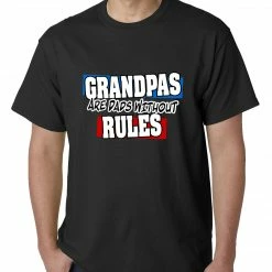 Bewild Grandpas Are Dads Without Rules Mens T-shirt