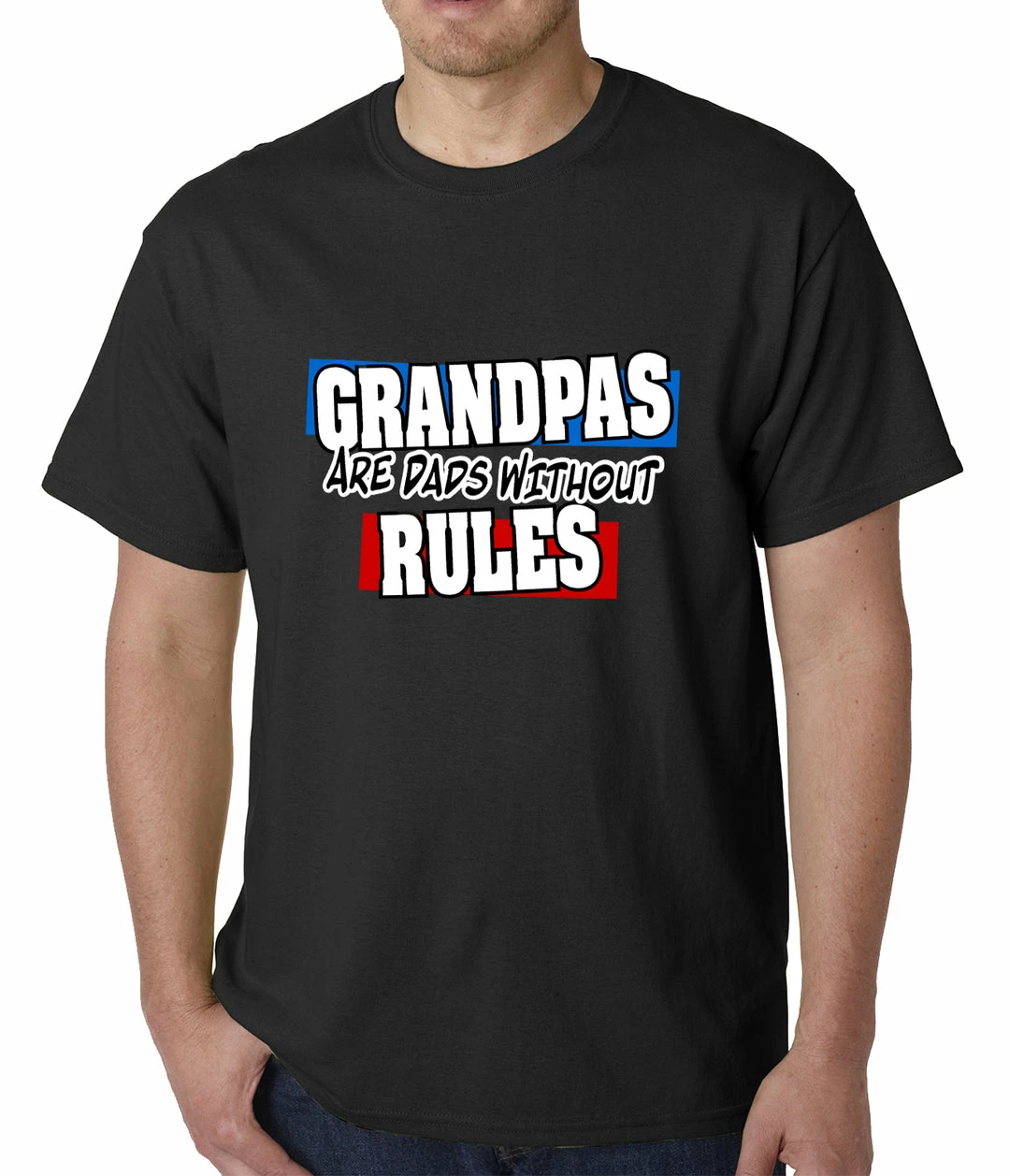 Bewild Grandpas Are Dads Without Rules Mens T-shirt 3 Bewild Grandpas Are Dads Without Rules Mens T-shirt