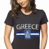 Bewild Nationality & Ethnic Greece Vintage Shield International Girls T-Shirt