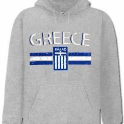 Bewild Nationality & Ethnic Greece Vintage Shield International Hoodie