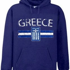 Bewild Nationality & Ethnic Greece Vintage Shield International Hoodie