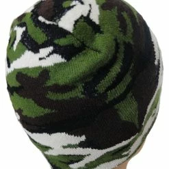 Bewild Green Camo Knit Beanie Beanies & Headspins