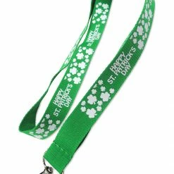 Bewild Green Happy St. Patrick's Day Lanyard