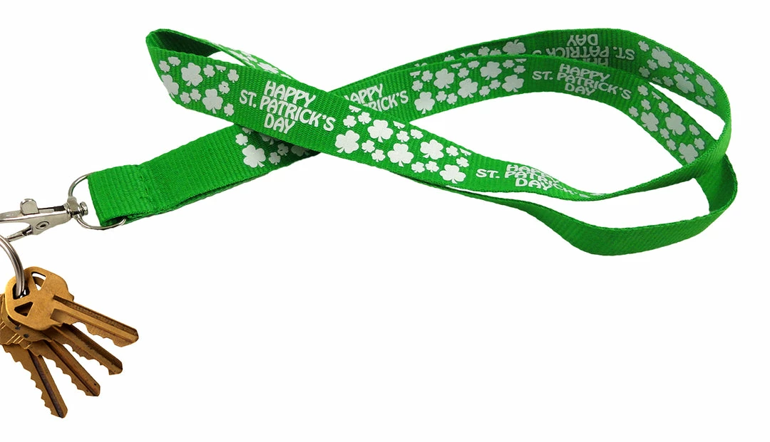 Bewild Green Happy St. Patrick's Day Lanyard 9 Bewild Green Happy St. Patrick's Day Lanyard