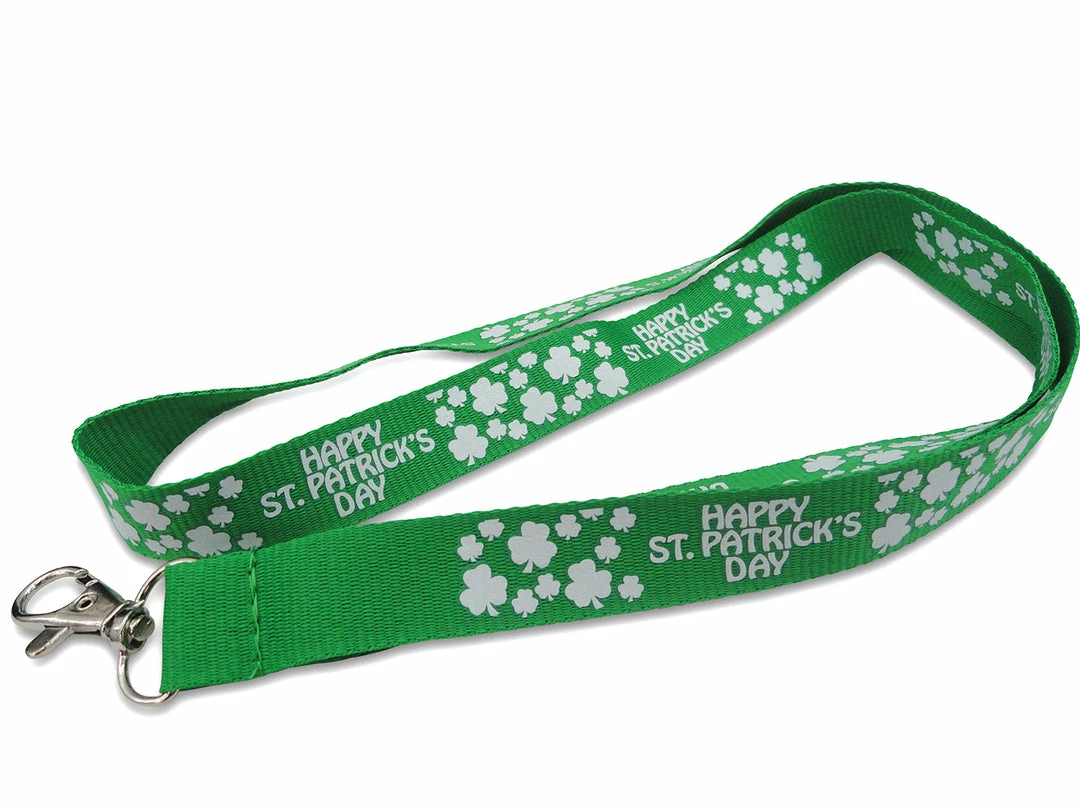 Bewild Green Happy St. Patrick's Day Lanyard 5 Bewild Green Happy St. Patrick's Day Lanyard