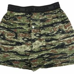 Bewild Green Woodland Camo Boxer Shorts Men's Boxers