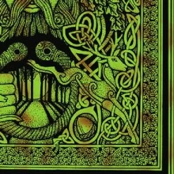 Bewild Greenman Of The Forest Tapestry & Bedspread Tapestries