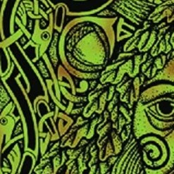 Bewild Greenman Of The Forest Tapestry & Bedspread Tapestries
