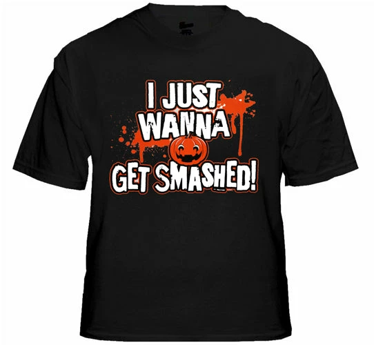 Bewild Halloween Shirts - Get Smashed Adult T-Shirt 3 Bewild Halloween Shirts - Get Smashed Adult T-Shirt