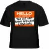 Bewild Halloween Prints Halloween Shirts - Hello My Name Is... Adult T-Shirt 2 Bewild Halloween Prints Halloween Shirts - Hello My Name Is... Adult T-Shirt