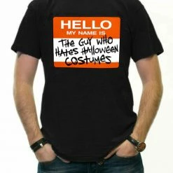 Bewild Halloween Prints Halloween Shirts - Hello My Name Is... Adult T-Shirt