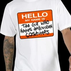 Bewild Halloween Prints Halloween Shirts - Hello My Name Is... Adult T-Shirt