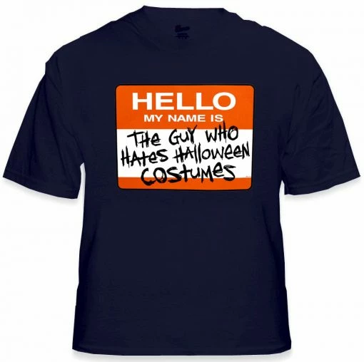 Bewild Halloween Prints Halloween Shirts - Hello My Name Is... Adult T-Shirt