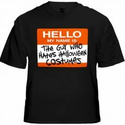 Bewild Halloween Prints Halloween Shirts - Hello My Name Is... Adult T-Shirt