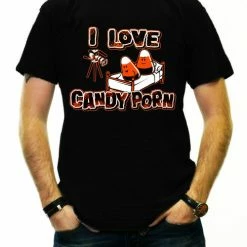 Bewild Halloween Shirts - I Love Candy Porn Men's T-Shirt 15 Bewild Halloween Shirts - I Love Candy Porn Men's T-Shirt