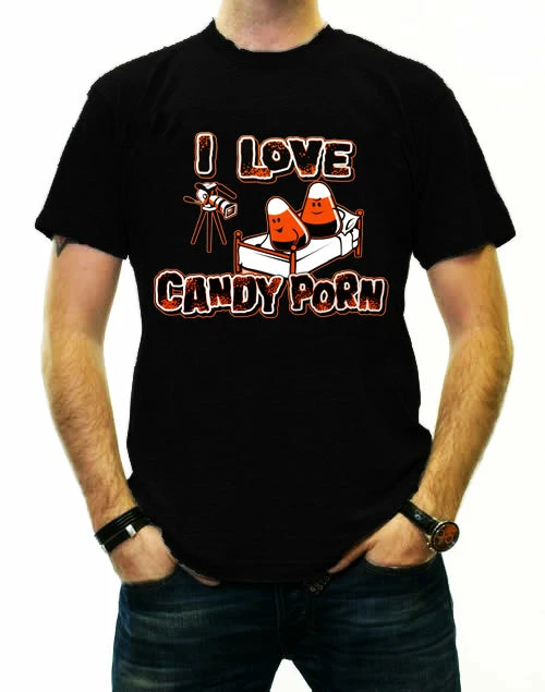 Bewild Halloween Shirts - I Love Candy Porn Men's T-Shirt 6 Bewild Halloween Shirts - I Love Candy Porn Men's T-Shirt