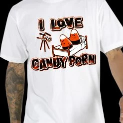 Bewild Halloween Shirts - I Love Candy Porn Men's T-Shirt 19 Bewild Halloween Shirts - I Love Candy Porn Men's T-Shirt